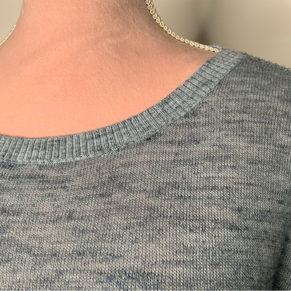 LULULEMON Well Being Crew Knit linen blend top sweater. - Picture 6 of 9
